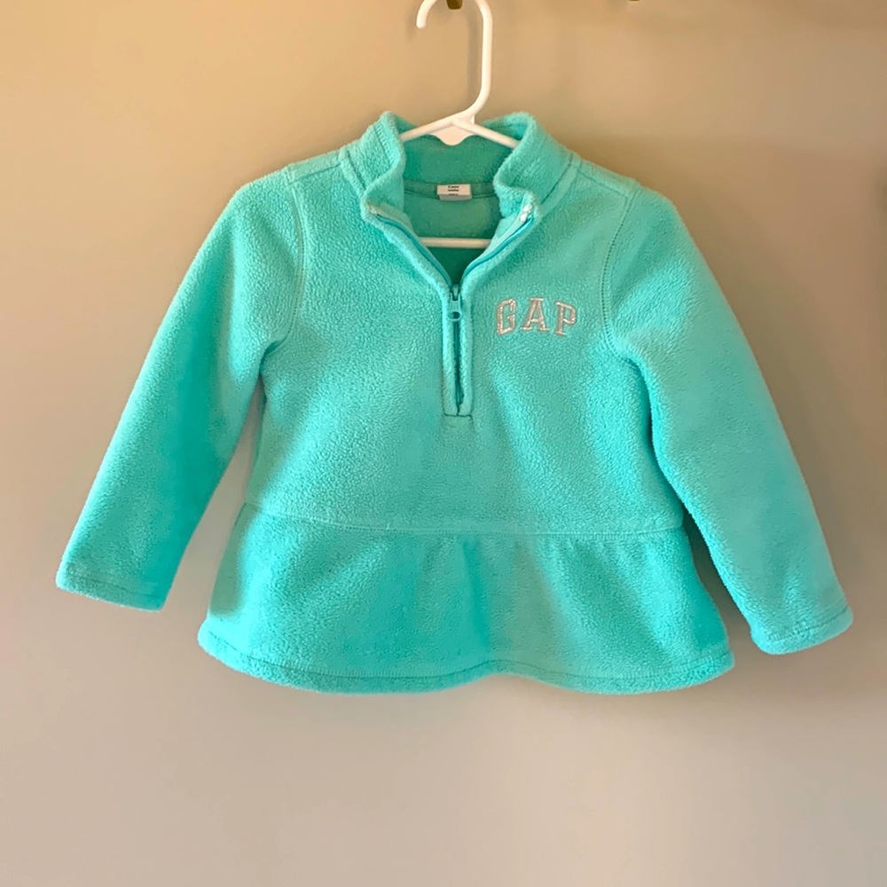 BABY GAP TODDLER GIRL FLEECE TOP SIZE 2T EXCELLENT CONDITION!!